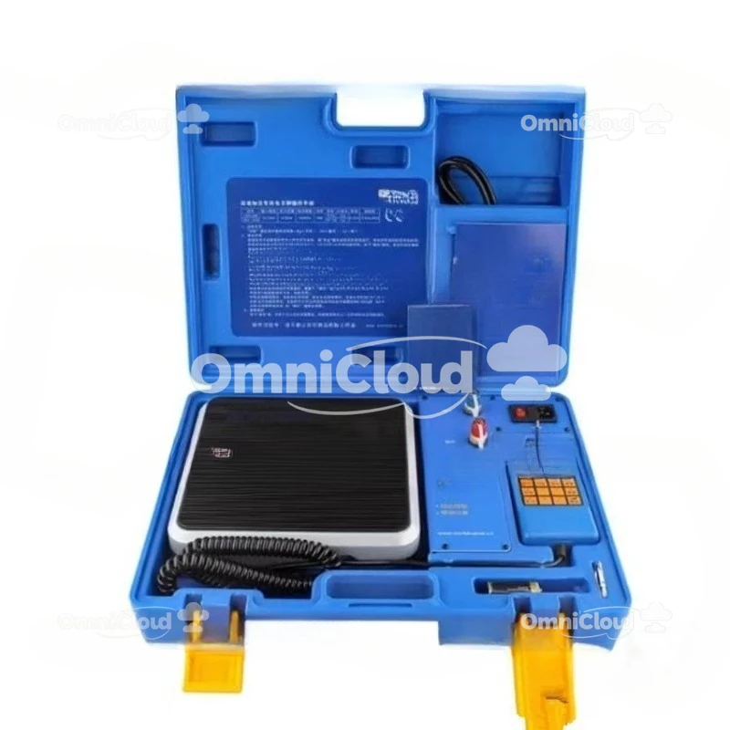 VES-50A/100B Manual Refrigerant Recovery Scale High Precision Metal Freon Quantitative Filling Electronic Balance 9V