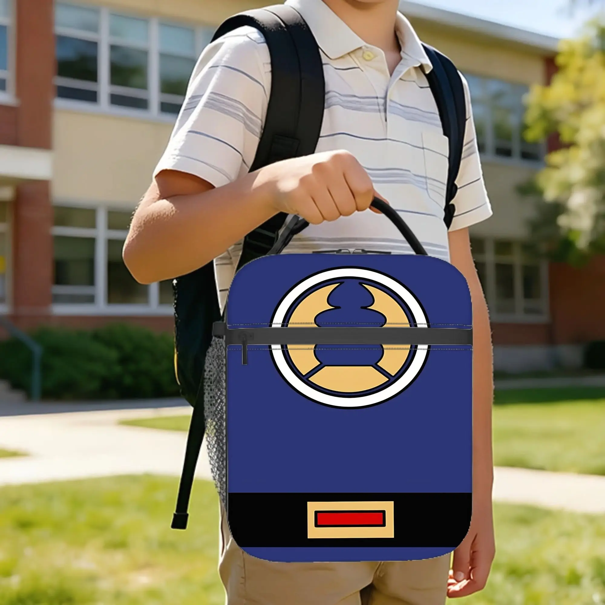 

Термосумка для обедов Storm Ninja Navy Power Rangers, большая термосумка для еды, пляжная сумка для пикника, для мужчин и женщин