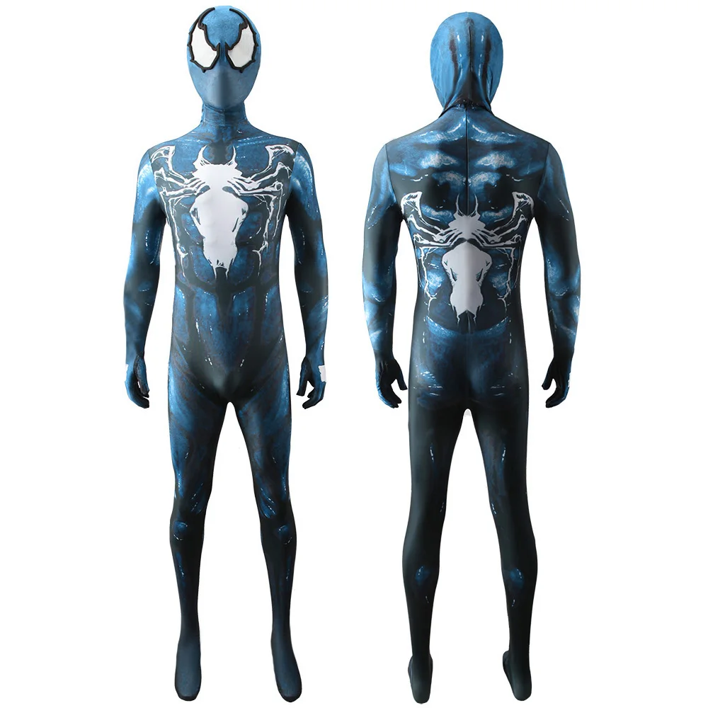 Venom 2 Spiderman Cosplay Let There Be Carnage Costume 3D Printed Spandex Superhero Costume Halloween Fullbody Zenzai Suit