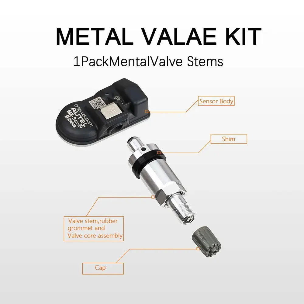 Autel MX-Sensor 315/433 MHZ 2 IN 1 Universal Progarmmable TS501 TS508WF TPMS Tire Sensor Metal Pressure Monitoring