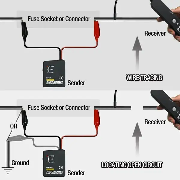 Digital Electrical Current Voltage Integrated Power Scanner Circuit Tester Power Probe Automotive Diagnostic Tool