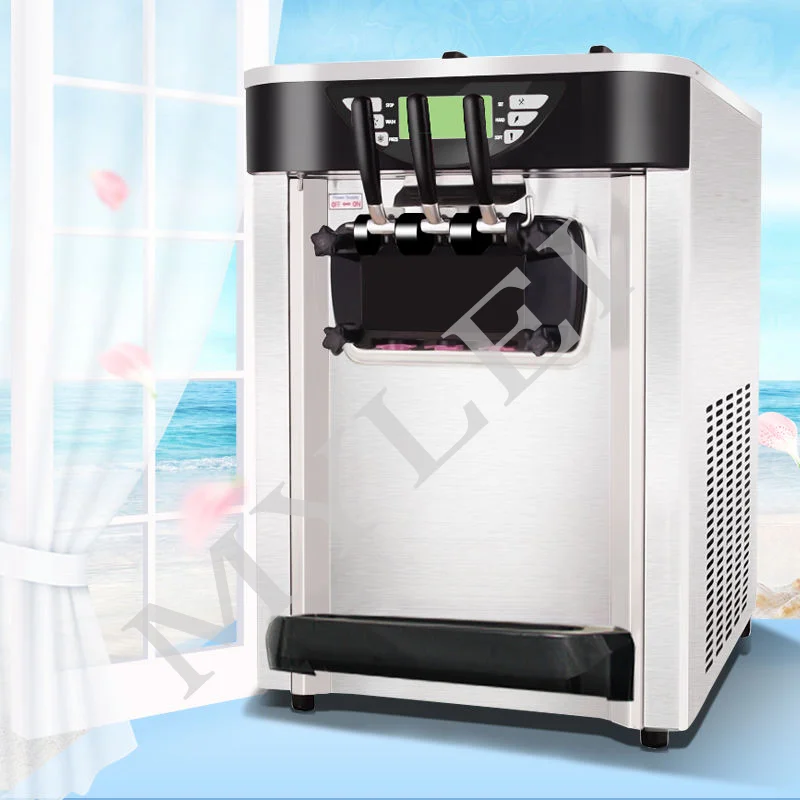 Ice Cream Machine Soft Ice Cream Making Machine Three Flavors Soft Serve Machine for Ice Cream