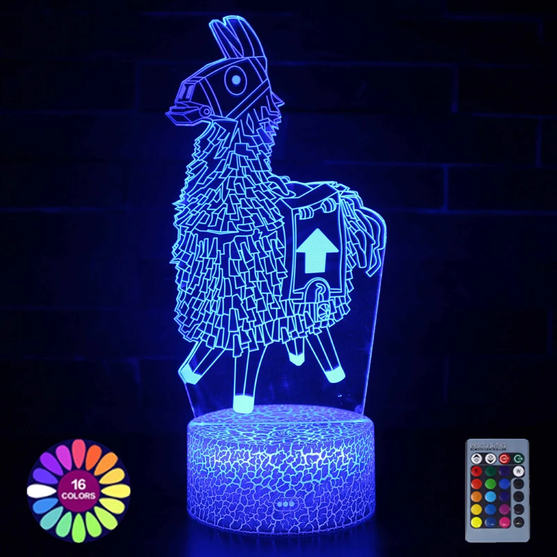 3D Illusion Lamp Game Setup Patterns LED Night Light Gamer Decoration Table Lamp Game Room Decor For Boys Girls Birthday Gifts