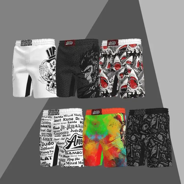 

Brazilian Jujutsu Wrapped Fighting Training Trunks Muay Thai Shorts For Men Women And Kids Boxing Trunks Half Pants
