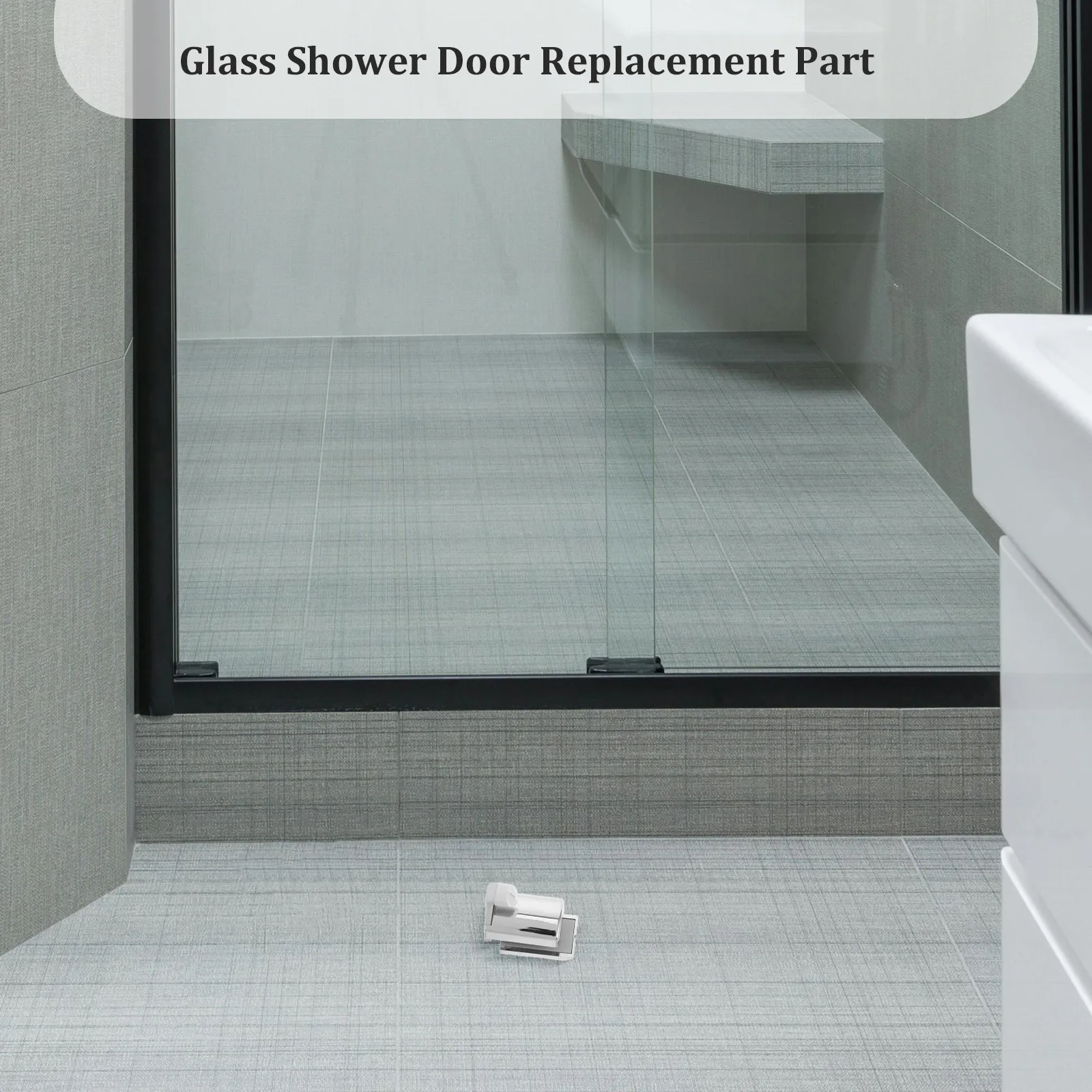 Shower Door Bottom Roller Smooth Quiet Operation Replacement Glass Door Guide Wheel Sliding Enclosure Bathroom Parts