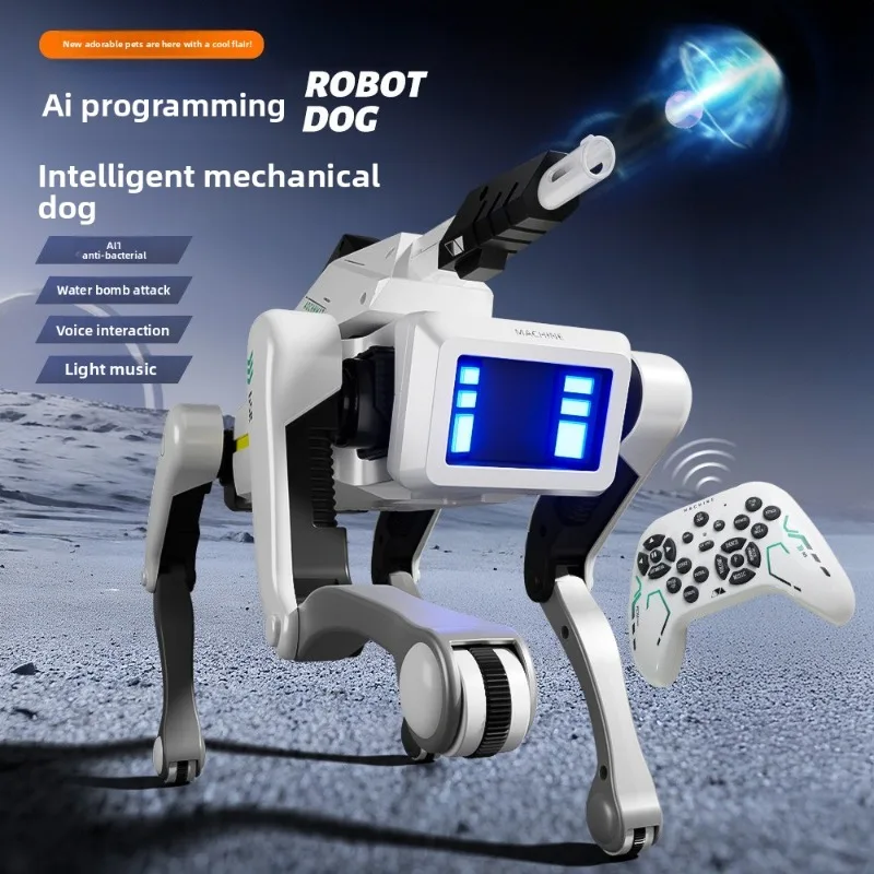 

Electric RC intelligent robot dog clip multifunctional RC mechanical dog educational toy bionic intelligent robot gift