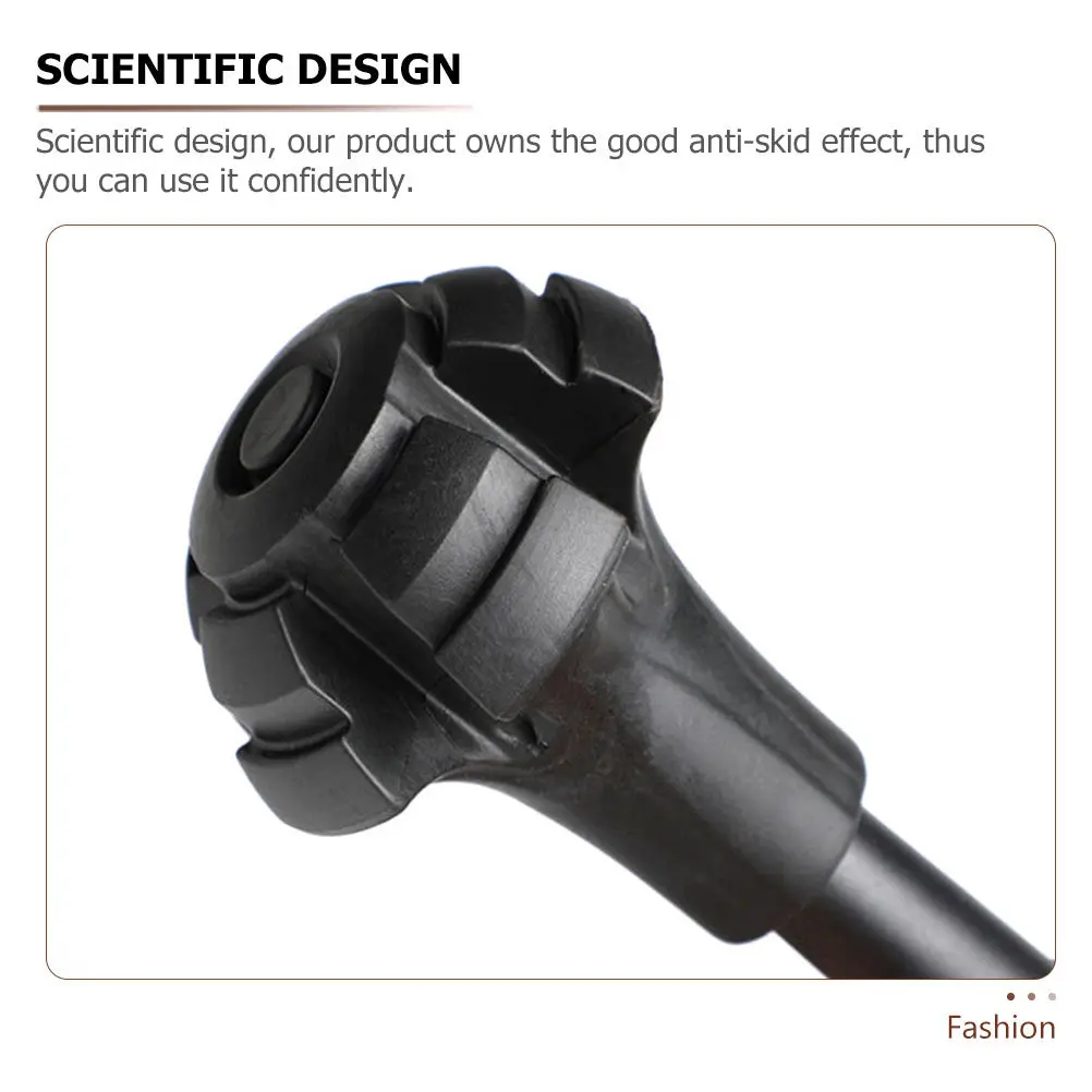 

6Pcs Round Foot Cover for Trekking Poles Anti-Slip Hiking Stick Protector Tpr Cane Pad Outdoor Walking Crutch End Mats