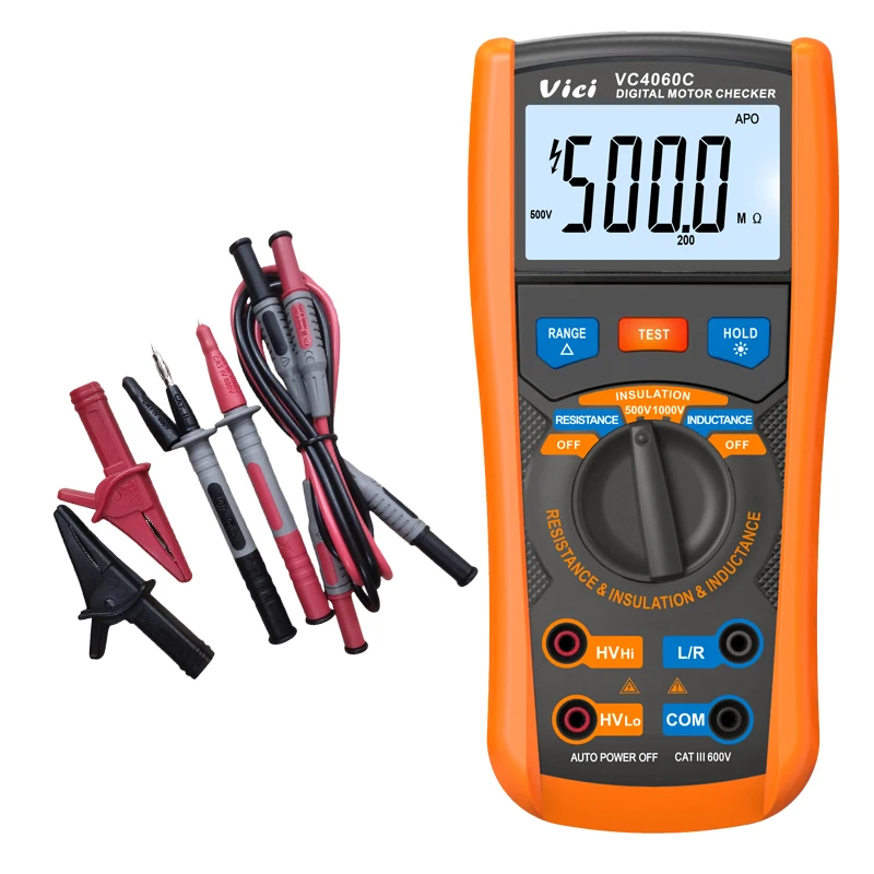 New Energy Using Motor Checker VC4060C Microohm Insulation and Inductance Tester