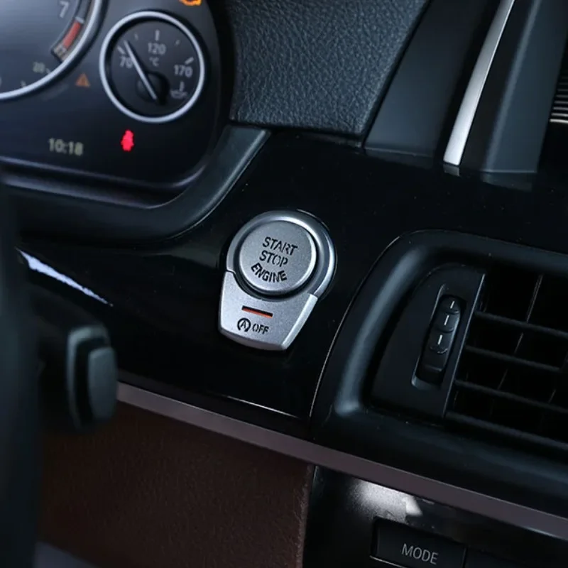 

YKFor BMW 1 2 3 4 5 6 7 Series X1 X3 X4 X5 X6 Aluminium Alloy Car Ignition Switch Engine Start Stop Button OFF Switch Cover Trim