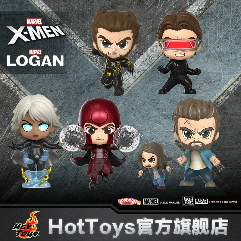 HotToys X-Men Series Wolverine Magneto Logan and X-23COSBABY Mini Collectible Doll Toy Model Action Figure Collection Gift