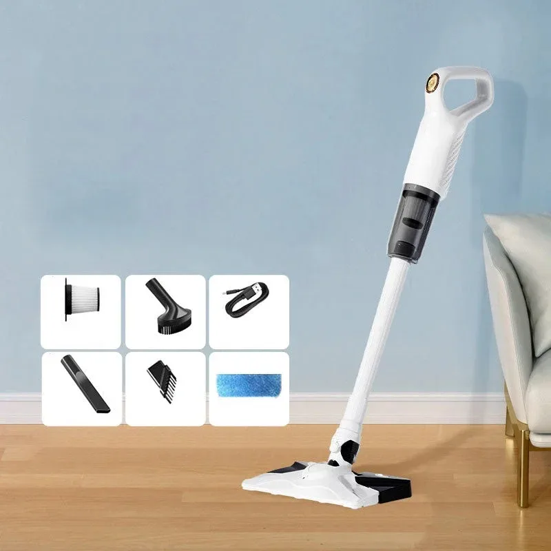 Cordless Self-Standing Rechargeable Handheld Vacuum Cleaner 2-In-1 Vacuuming and Wet Mopping Powerful Wireless Cleaning Machine