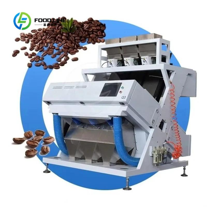Customized Quinoa Rice Tea Leaf Color Sorter Machine Mini Pecan Nut Optical Sorter for Coffee Bean Rice Color Sorting Machine
