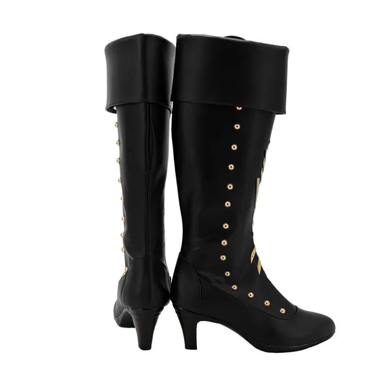 Adult Elsa Shoes Winter Cosplay Queen Elsa Shoes Anna Boot Princess Girl Princess Queen Shoes Boot High Boots For Women