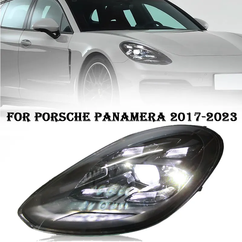 Car Headlights for Porsche Panamera 971 2017 2018 2019 -2023 Upgrade Modified LED Headlights Dynamic Turn Lamp Car Accessories