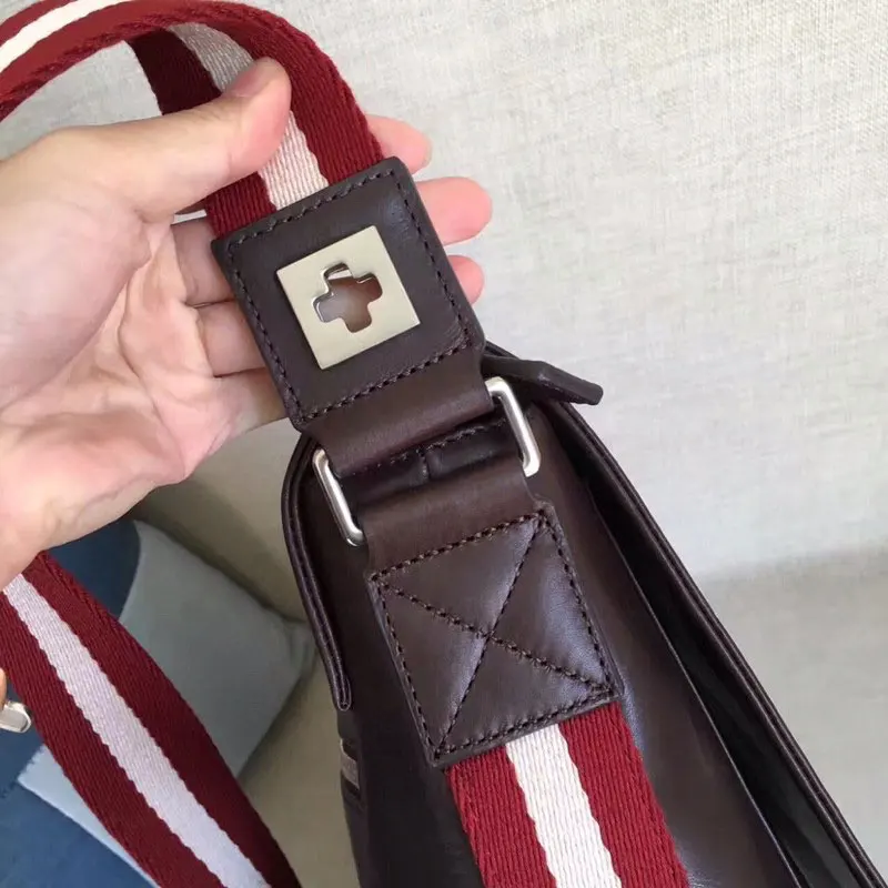 Mode B Design Heren Tas Lederen Heren Schoudertas Koeienhuid Crossbody Tas Flap Oliewas Lederen Messenger Tas Heren Luxe