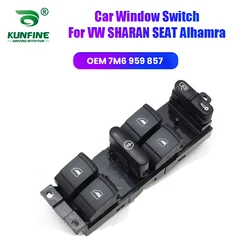 Car Window Switch Button Car Window Lifter Control Switch For VW SHARAN SEAT ALHAMBRA FORD GALAXY OEM No. 7M6 959 857 7M6959857