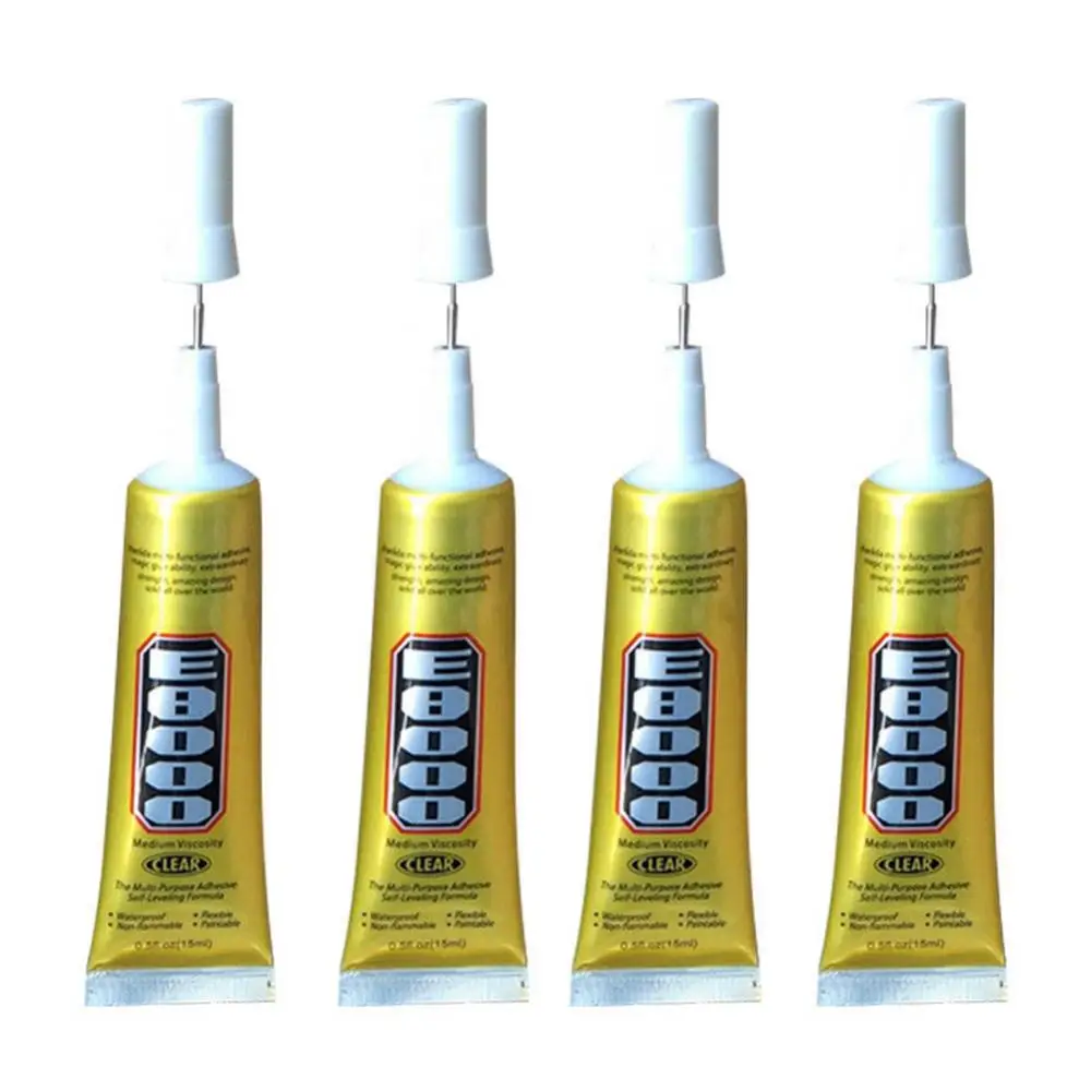 Adhesive Glue E8000 15ml Clear Adhesive DIY Craft Phone Screen Jewelry Repair Sealant Glue 2020