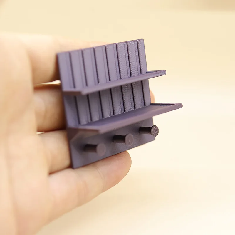 Mini Wall Shelf Entryway Hanging Rack Landscape Dollhouse Decor Accessories DIY Miniature Ornament Display Stand Decoration