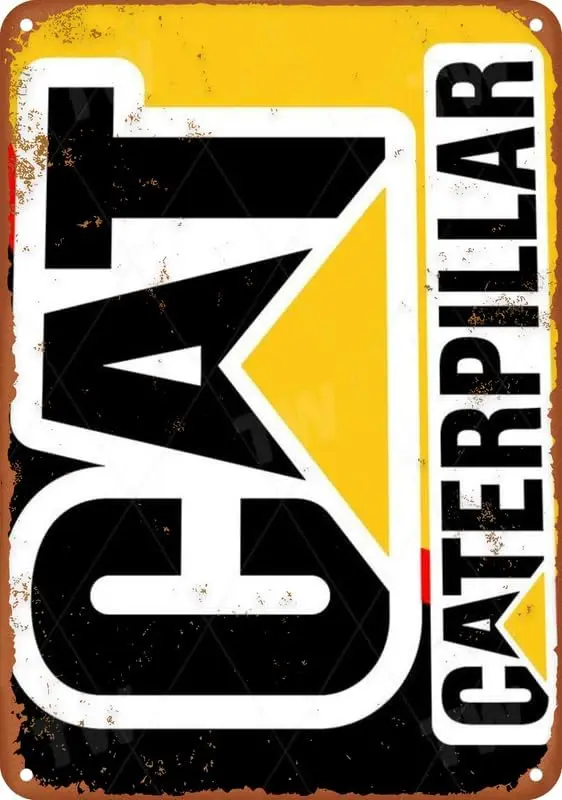 Cat Garage Aluminium-Metallposter, Vintage-Blechschild, Wanddekoration, Retro-Schilder, Heim- und Raumkunst, Farbe