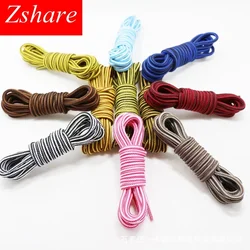 1Pair Striped Round Shoelaces Unisex Sneakers Shoe Laces Top Quality Polyester Outdoor Sport Shoelace Length 70/90/120/150CM