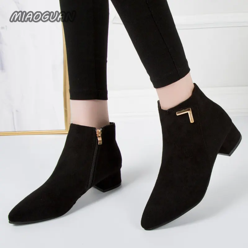 Winter Shoes Women Boots Fashion Waterproof Booties Plus Size Comfortable Soft Bottom Female Platform Shoes Black Botas De Mujer