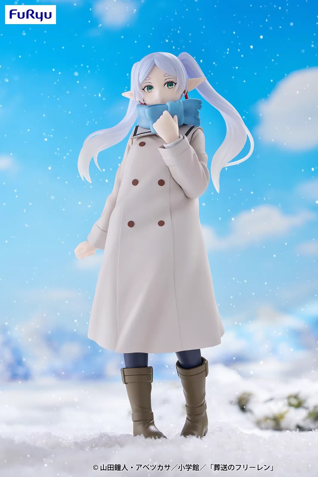오리지널 FuRyu Trio-Try-iT Frieren Beyond Journey's End Winter Ver. 액션 피규어 장난감 PVC 모델 컬렉션 애니메이션 인형