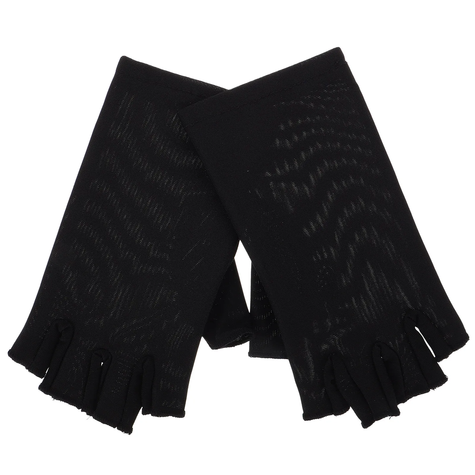 

1Pair Uv Protection Gloves Sun Blocking Half Finger Driving Gloves for Women Outdoor Sports Hiking Cycling Fishing Travel Nail