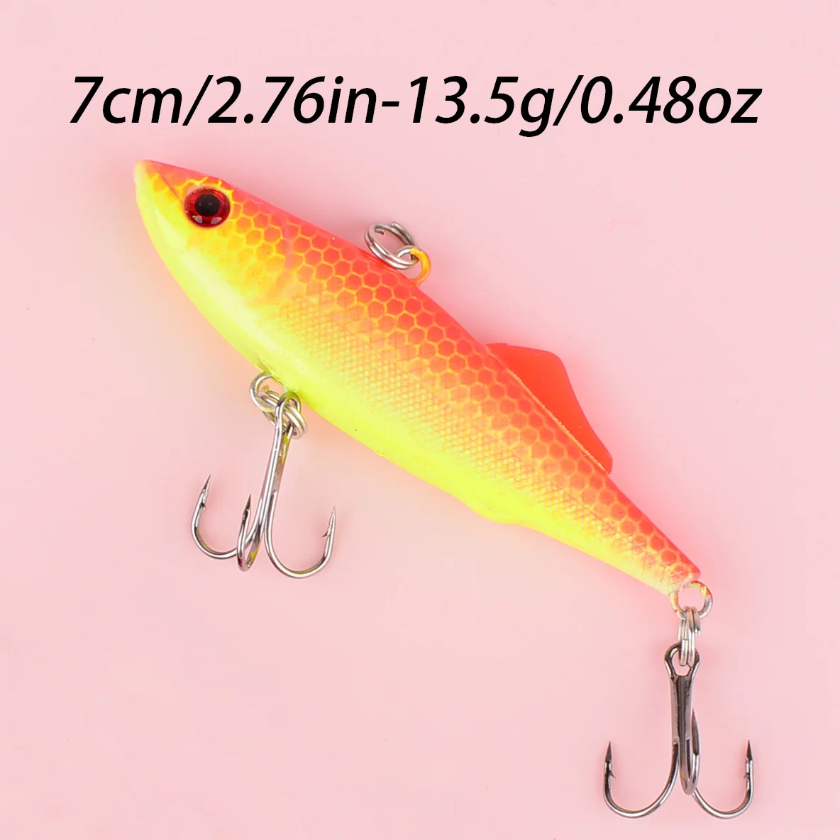 Señuelo VIB tipo cuchara de invierno crankbait duro para aguas frías