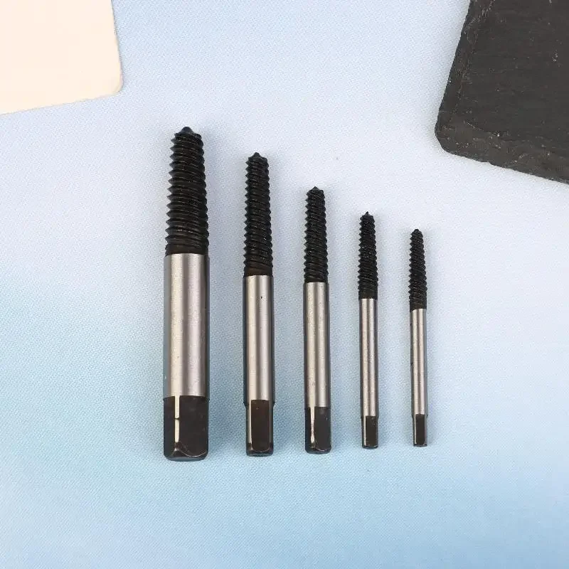 5/6 個破損した壊れたネジリムーバー抽出ドリルビット鋼耐久性のある簡単なアウトリムーバーセンタードリル破損したボルトリムーバーツール