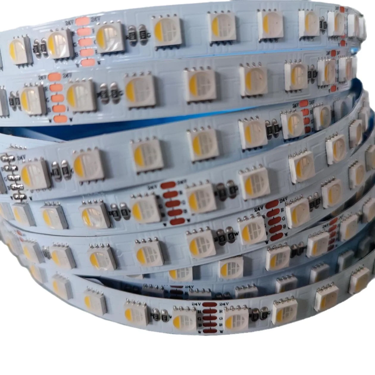 8mm 10mm 12mm 12v 24v RGBW listwa LED RGBWW 120 leds/m 96 leds/m 60 leds/m 4 w 1 RGB + białe ciepłe białe naturalna biel 3000k 4000k