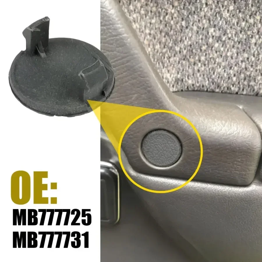 

8X Grey Car Door Handle Screw Caps Cover Plugs Car Accessories MB777725 MB777731 for Mitsubishi PAJERO SHOGUN MK2 V31 1990-2000