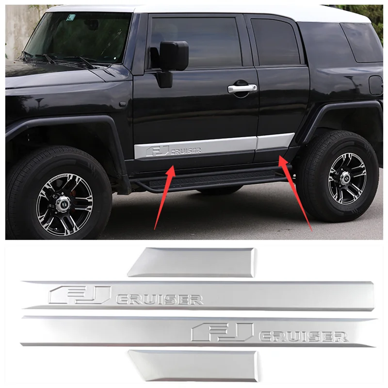 

High quality ABS door anti-collision guard decorative plate anti-collision stickers for Toyota Fj Cruiser 2007-2021