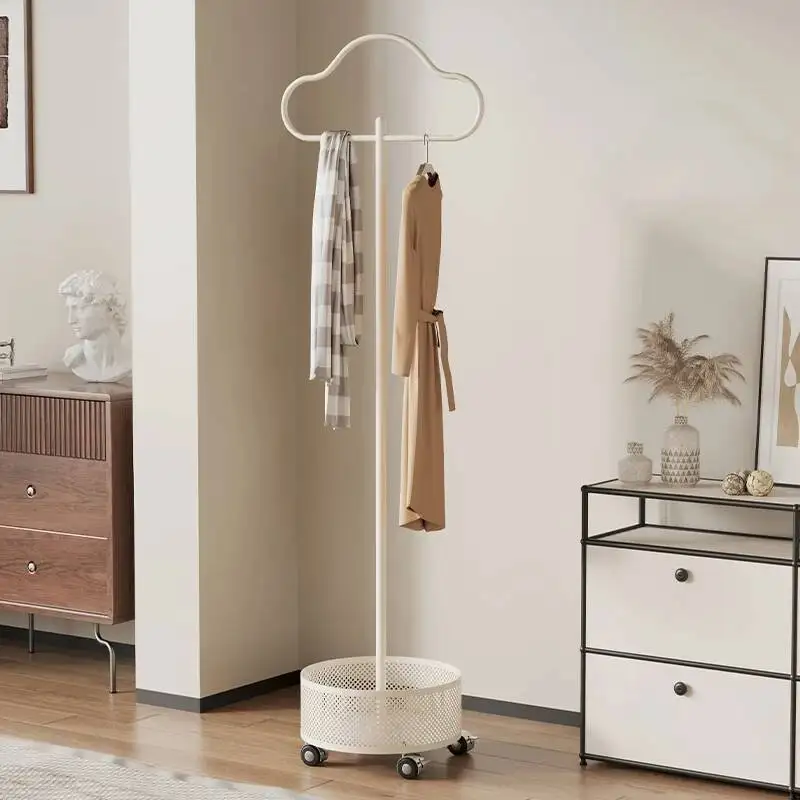 

French Cream Coat Racks Bedroom Removable Storage Organizer Modern Coat Racks Lounge Entrance Display Perchero Salon Furniture