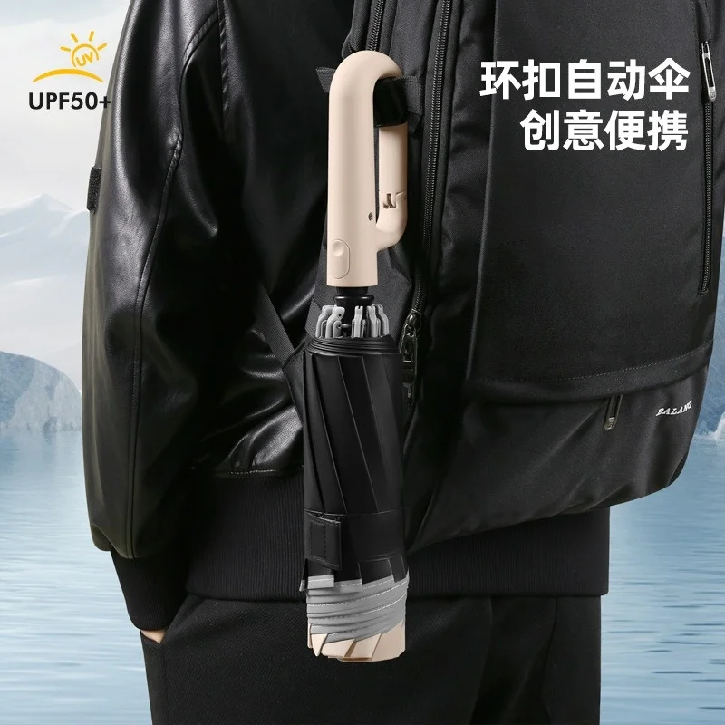 

Buckle Reverse Anti-Storm Rain Or Shine Dual-Use Umbrella Sun-Proof UV Protection Sun Umbrella