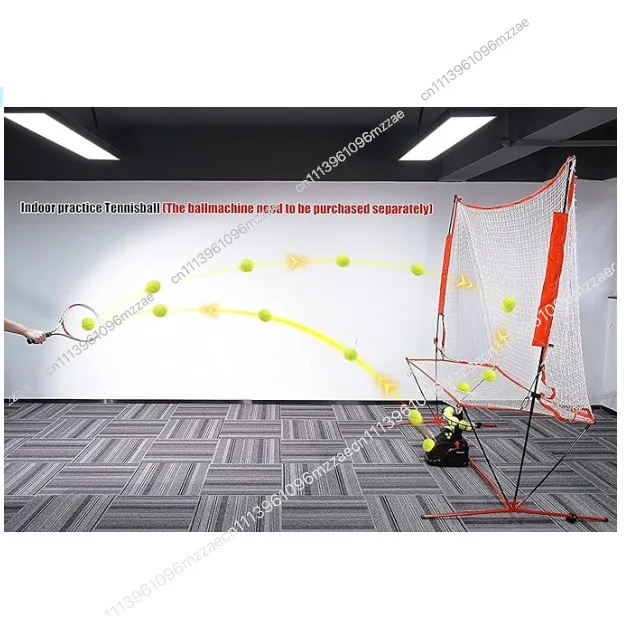 Tennis Trainer Tennis Toss Machine Set Ball Net  Single Practice Set Ball Receiving Net