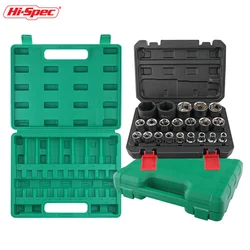 Hi-Spec 1pc Empty Socket Set Storage Box Tool Accessories Toolbox Socket Storage Container Empty Box For 10/15/19/20/21 Sockets