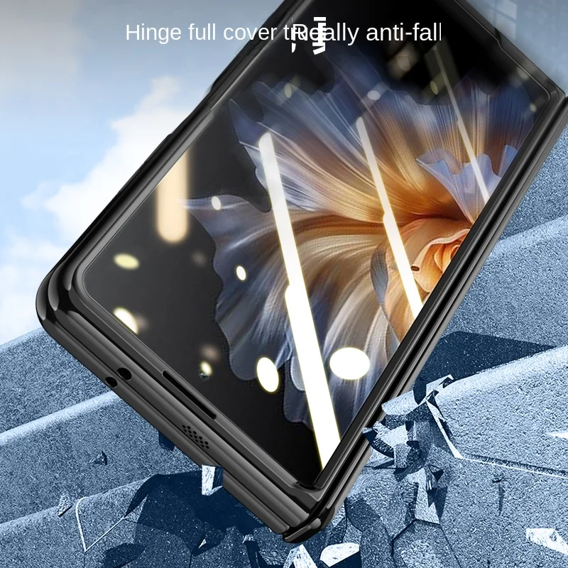 Luxury Electroplating Transparent Folding Hinge Back Cover For Honor Magic Vs 7.9