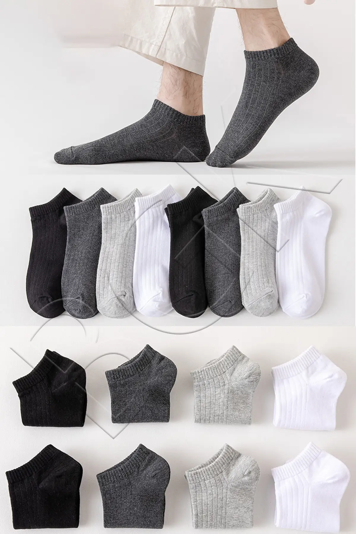 5 Pairs Unisex Cotton Socks Ankle Socks Fashion New Cute Socks Breathable Summer Socks New Trend High Quality