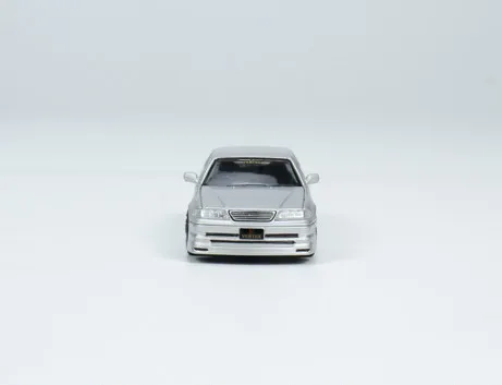 Tarmac Works-Modelo de Carro de Liga Fundida, Vértice Mark II JZX100, Especial Metálico Prateado, Presente de Coleção, 1:64