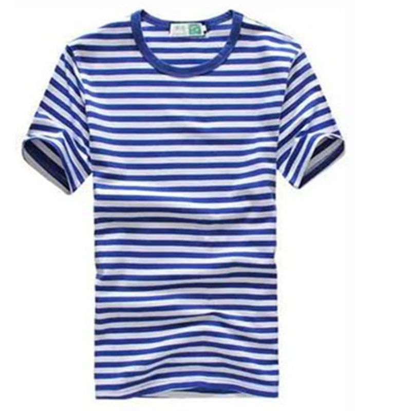 Brand New Men T Shirt Fashion Short Sleeve Slim Fit Striped Tops Mens Sailor's Striped Shirt Male T-Shirt Tee Plus Size Tshirt