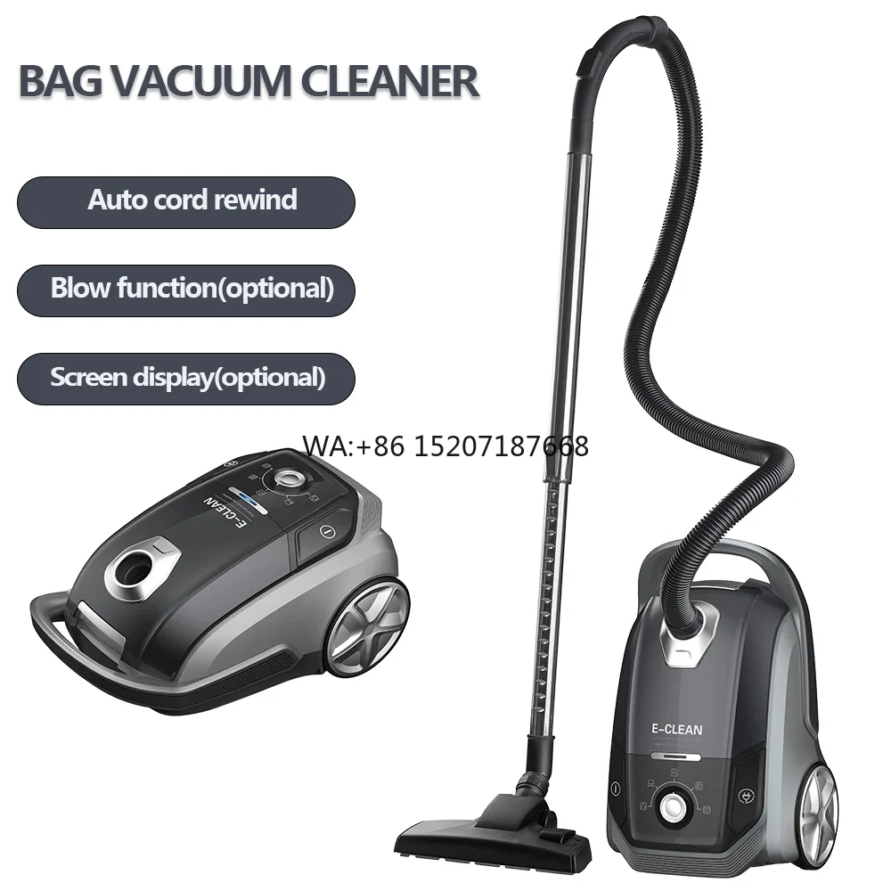 Aspiradora práctica ciclónica con recipiente eléctrico en bolsa OEM/ODM Factory 2000w 5L