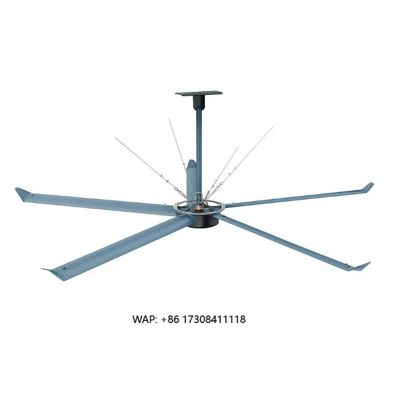 2025 IBW OEM Industrial 96/100inch 2.6m Vent HVLS Fan Ventilation Air Flow Custom Heavy Duty Industrial Ceiling Fans