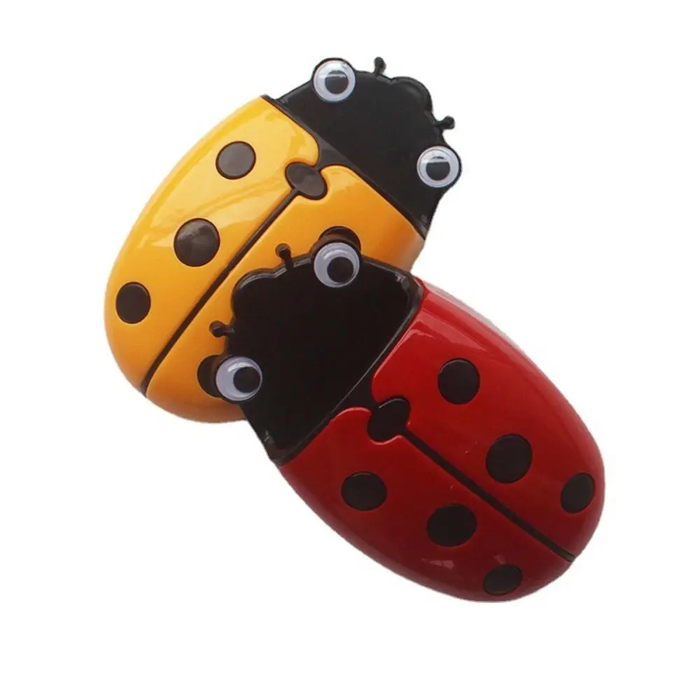 Ladybug Shape Whiteboard Pen Organizador, Storage Box, Eraser Design, Whiteboard Marcador Titular, Bonito plástico, Apagar magnético