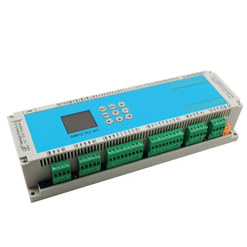 

32-in 32-out Transistor Output PLC 2Channel Analog Inputs Outputs 4Channel Pulse Output with 2 Channel RS485 Communication