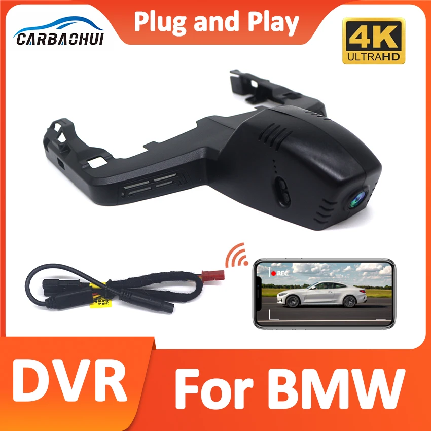 

Car Video Recorder Night Vision UHD 4K 2160P DVR Dash Cam for BMW iX I20 i4 G26 2021 2022 2023 2024