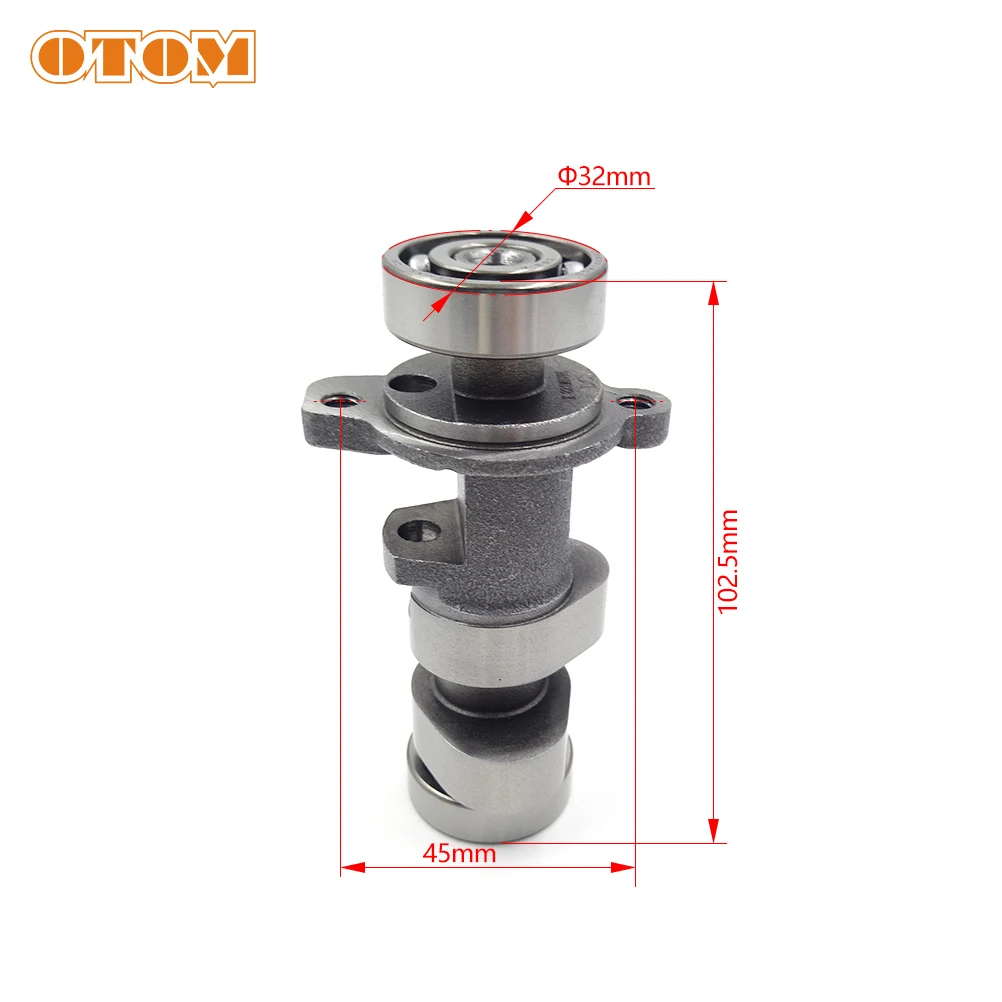 OTOM NC250 Parts Camshaft Motorcycle Cam Shaft For ZONGSHEN Engine NC RX3 ZS177MM Motor KAYO K6 T6 Motoland BSE Asiawing Xmoto