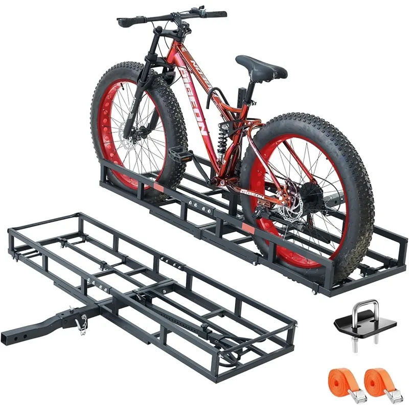 Hitch-Mount Bike Rack for Ebike Heavy-Duty -Tire Mountain Bicycles  2