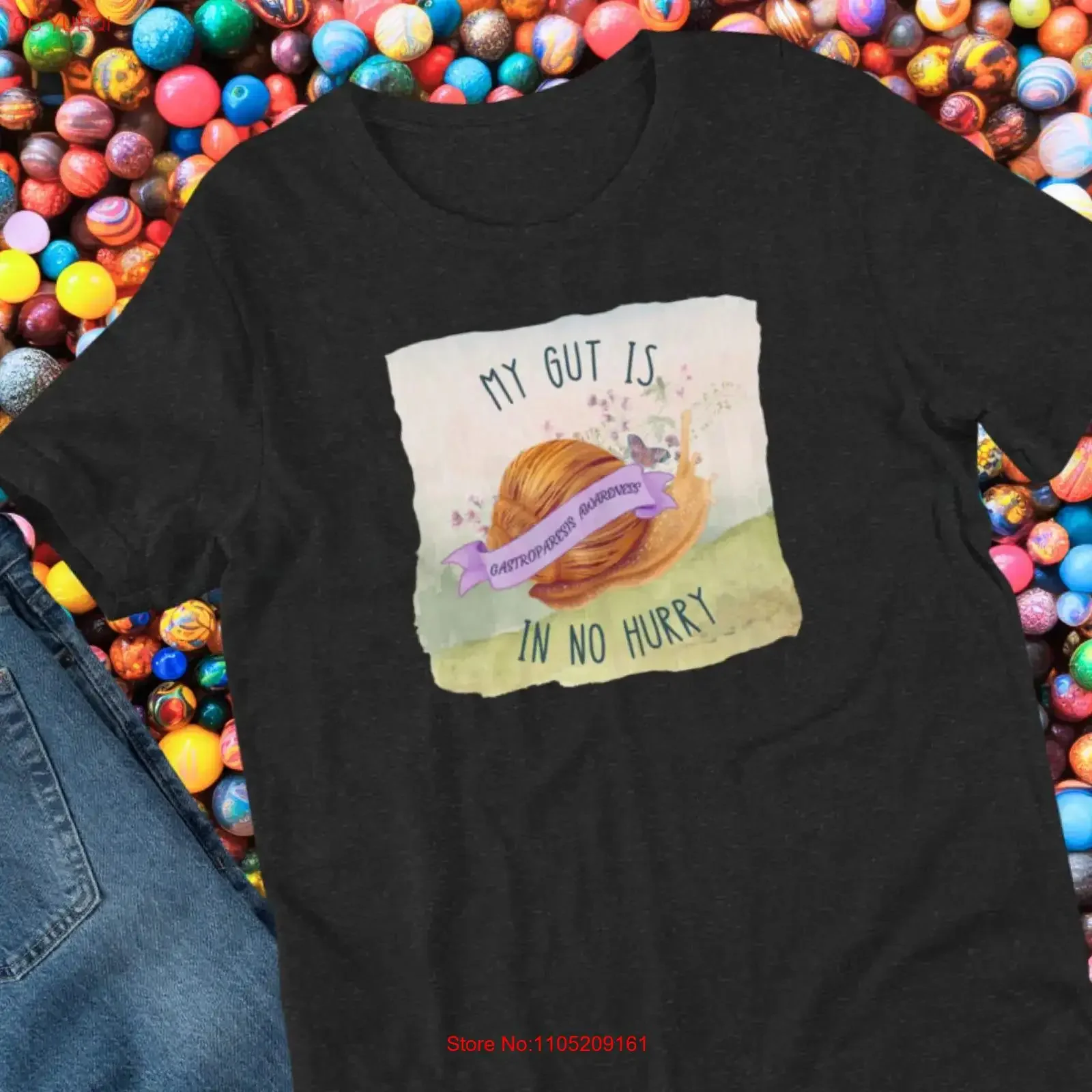 قميص معقور للمعاقين جي المعدة تي شيرت كولون المعدة كرونز أنبوب التغذية أنبوب ibs ارتداد السرطان T طفل رضيع 6 متر