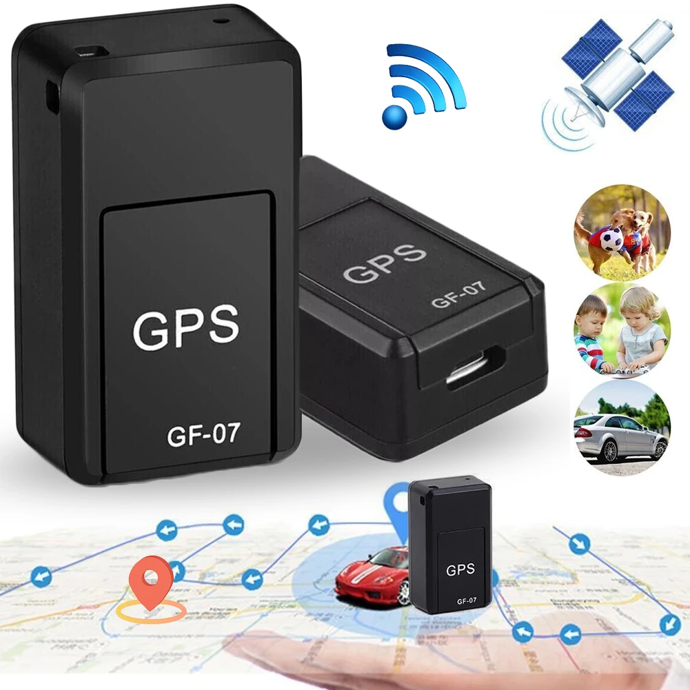 Mini GF-07 GPS Car Tracker Positioner Car Motorcycle Real Time for Vehicle Pets Children Anti-lost Locator Portable GPS Tracker