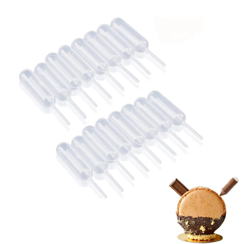 100pcs 4ml Plastic Disposable Squeeze Transfer Oils Pipettes Dropper Cupcake DIY